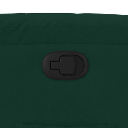 Poltrona Reclinabile Verde Scuro in Velluto | homemem39