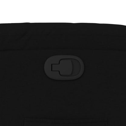 Poltrona Reclinabile in Tessuto Nero - homemem39