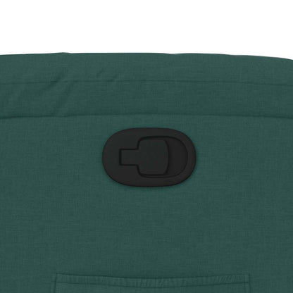Poltrona Reclinabile in Tessuto Verde Scuro | homemem39