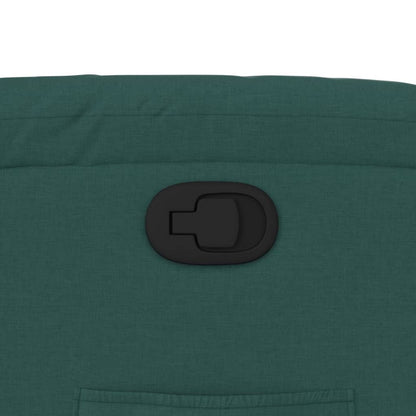 Poltrona Reclinabile in Tessuto Verde Scuro - homemem39