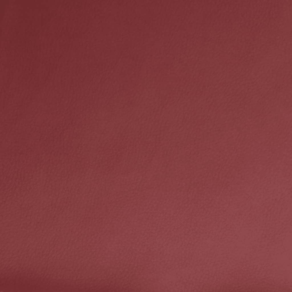 Poltrona Reclinabile Rosso Vino in Similpelle - homemem39