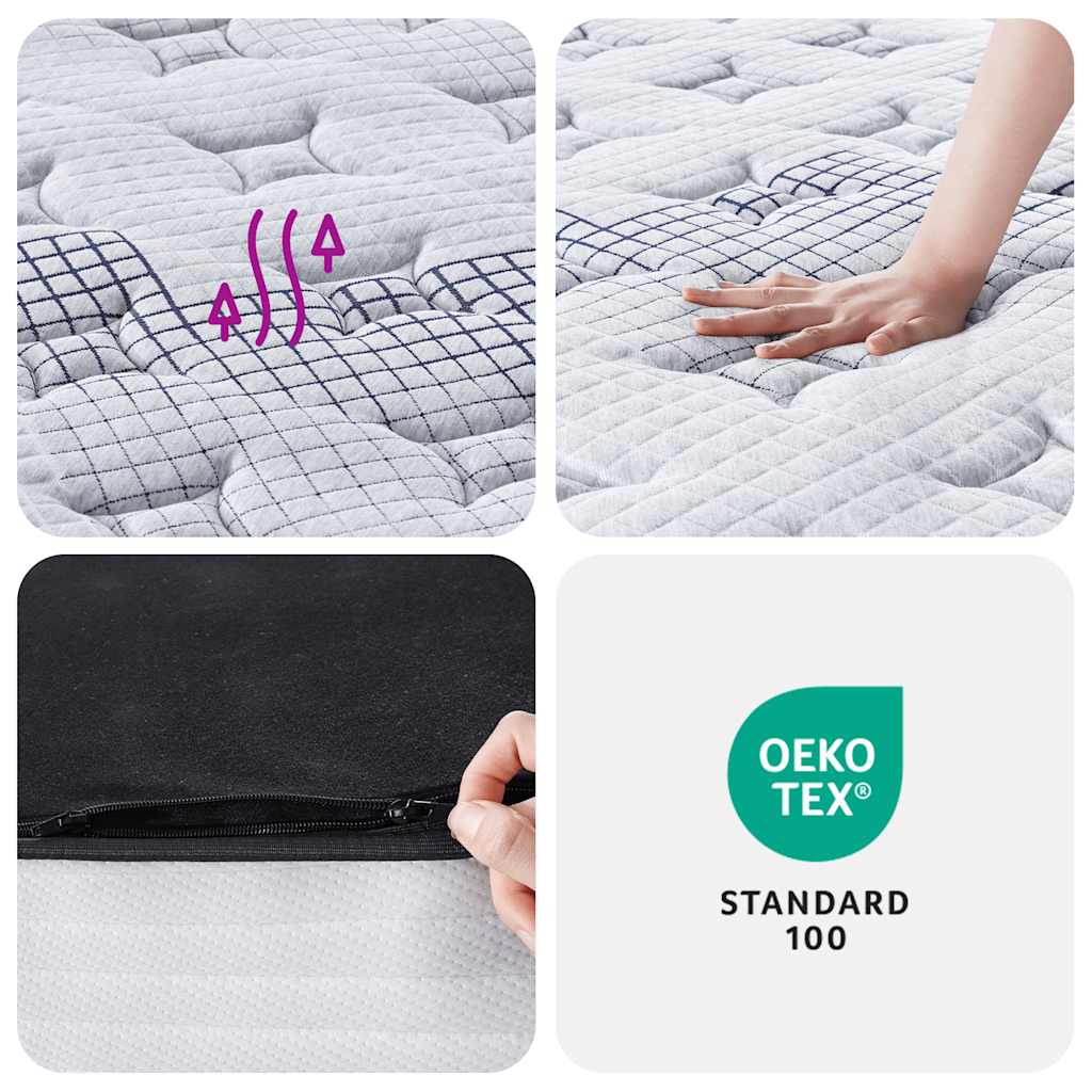 Materasso a Molle Insacchettate Medio 140x200 cm - homemem39