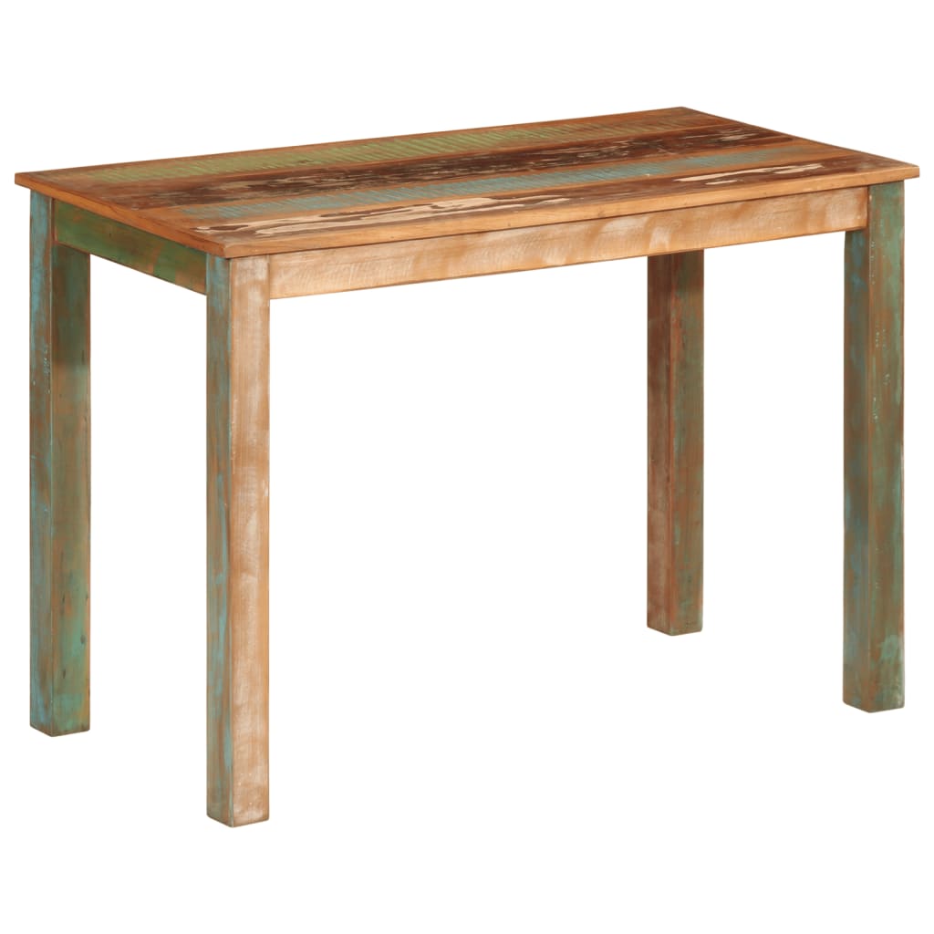 Tavolo da Pranzo 110x55x76 cm in Legno Massello di Recupero - homemem39