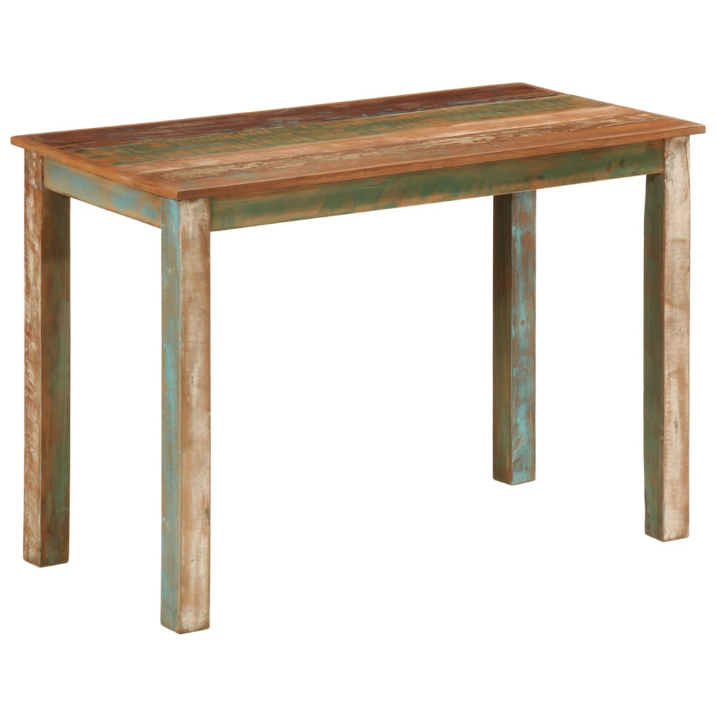 Tavolo da Pranzo 110x55x76 cm in Legno Massello di Recupero - homemem39
