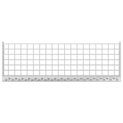 Gradino in Griglia 70x24x7 cm Acciaio Zincato | homemem39
