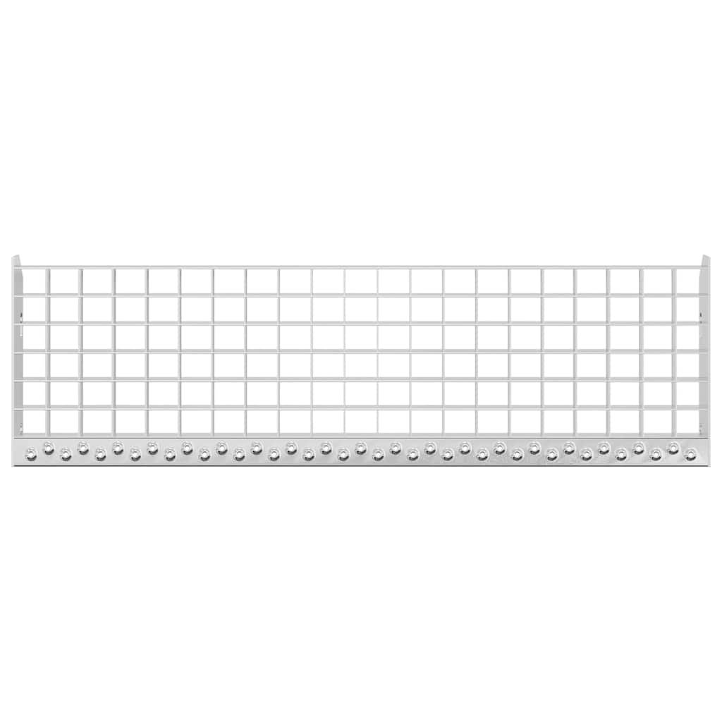 Gradino in Griglia 80x24x7 cm Acciaio Zincato | homemem39