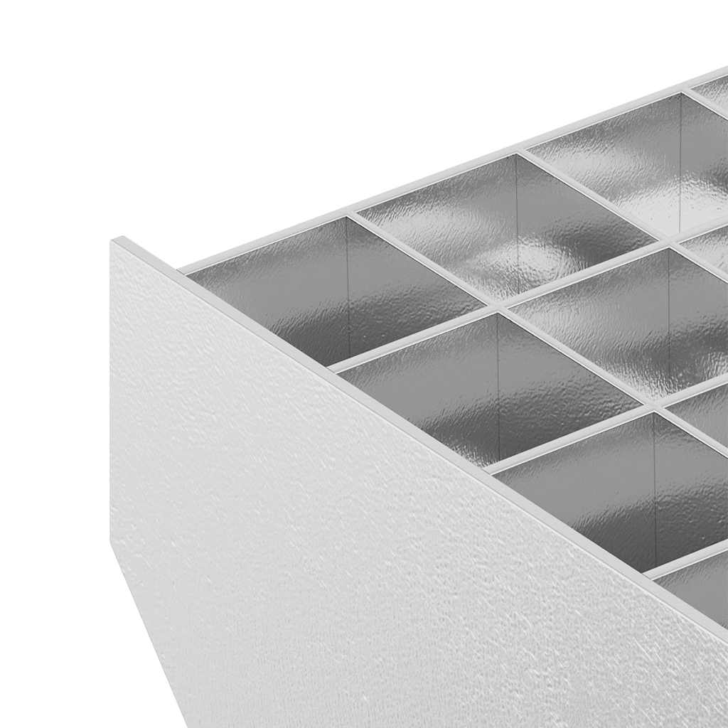 Gradino in Griglia 80x24x7 cm Acciaio Zincato | homemem39