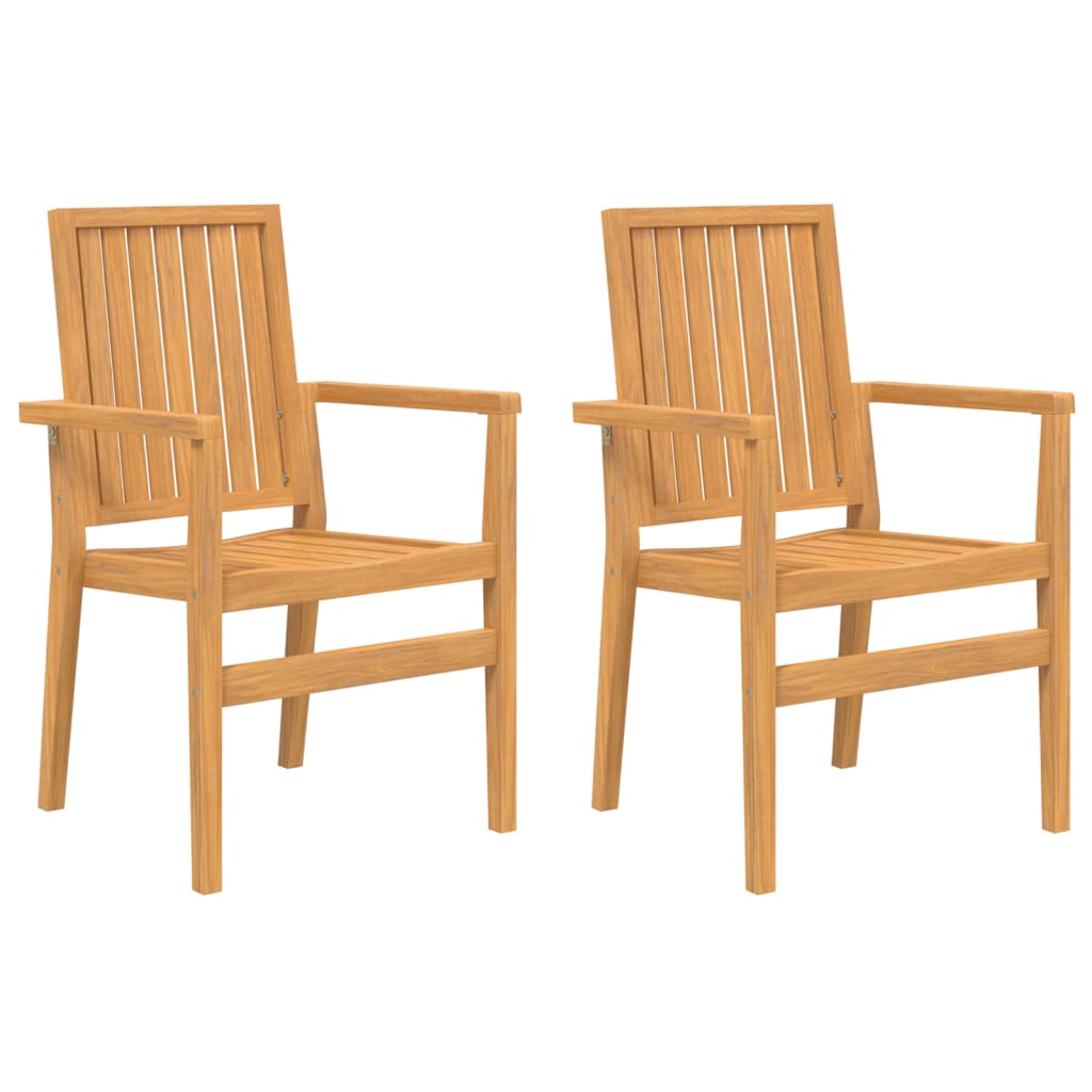 Set da Pranzo per Giardino 3 pz in Legno Massello di Teak | homemem39