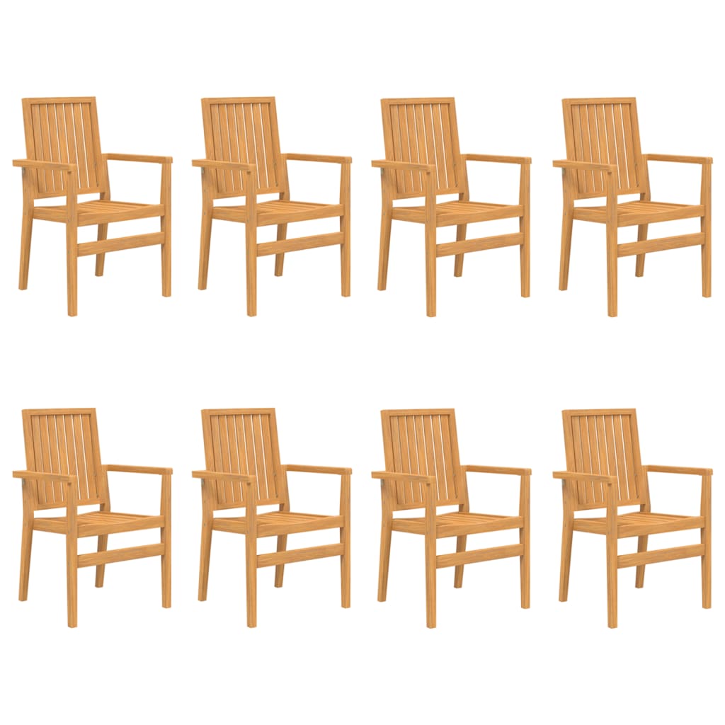 Set da Pranzo per Giardino 9 pz in Legno Massello di Teak | homemem39
