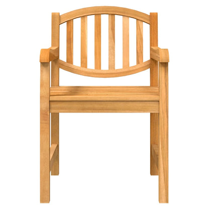 Set da Pranzo per Giardino 5 pz in Legno Massello di Teak | homemem39