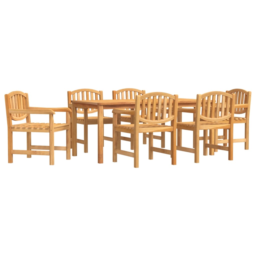 Set da Pranzo da Giardino 7 pz in Legno Massello di Teak | homemem39