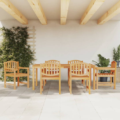 Set da Pranzo da Giardino 7 pz in Legno Massello di Teak | homemem39