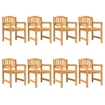 Set da Pranzo per Giardino 9 pz in Legno Massello di Teak | homemem39