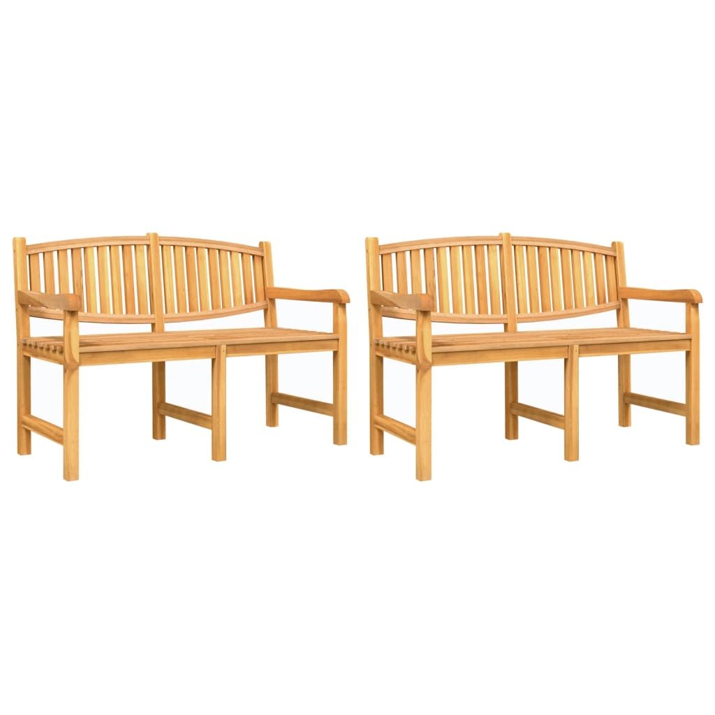 Set da Pranzo per Giardino 3 pz in Legno Massello di Teak | homemem39