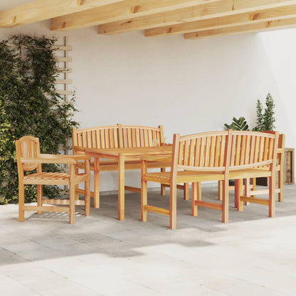 Set da Pranzo per Giardino 5 pz in Legno Massello di Teak | homemem39