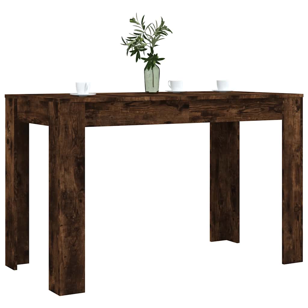 Tavolo da Pranzo Rovere Fumo 120x60x76 cm Legno Multistrato - homemem39