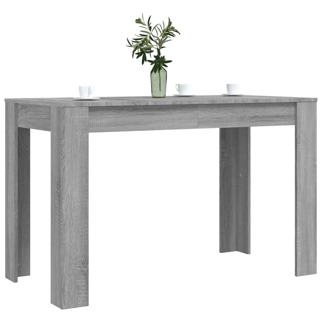 Tavolo da Pranzo Grigio Sonoma 120x60x76 cm Legno Multistrato | homemem39