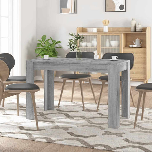 Tavolo da Pranzo Grigio Sonoma 120x60x76 cm Legno Multistrato | homemem39