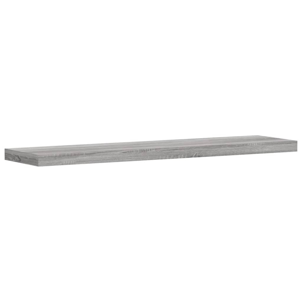 Mensole Parete 4pz Grigio Sonoma 40x10x1,5cm Legno Multistrato | homemem39