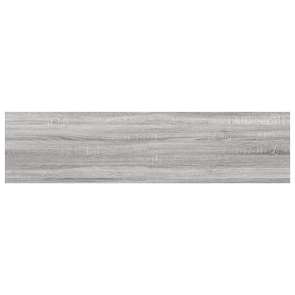 Mensole Parete 4pz Grigio Sonoma 40x10x1,5cm Legno Multistrato | homemem39