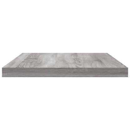 Mensole Parete 4pz Grigio Sonoma 40x20x1,5cm Legno Multistrato - homemem39