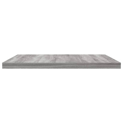 Mensole Parete 4pz Grigio Sonoma 40x30x1,5cm Legno Multistrato | homemem39
