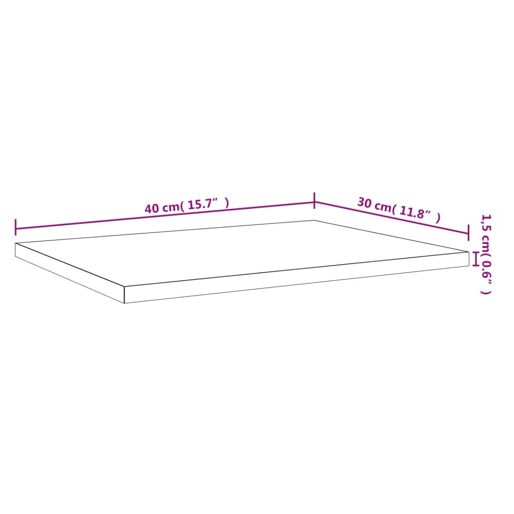 Mensole Parete 4pz Grigio Sonoma 40x30x1,5cm Legno Multistrato | homemem39