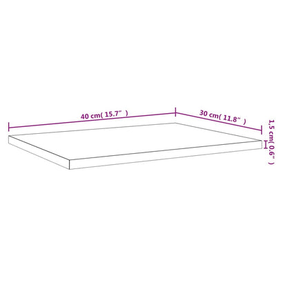 Mensole Parete 4pz Grigio Sonoma 40x30x1,5cm Legno Multistrato | homemem39