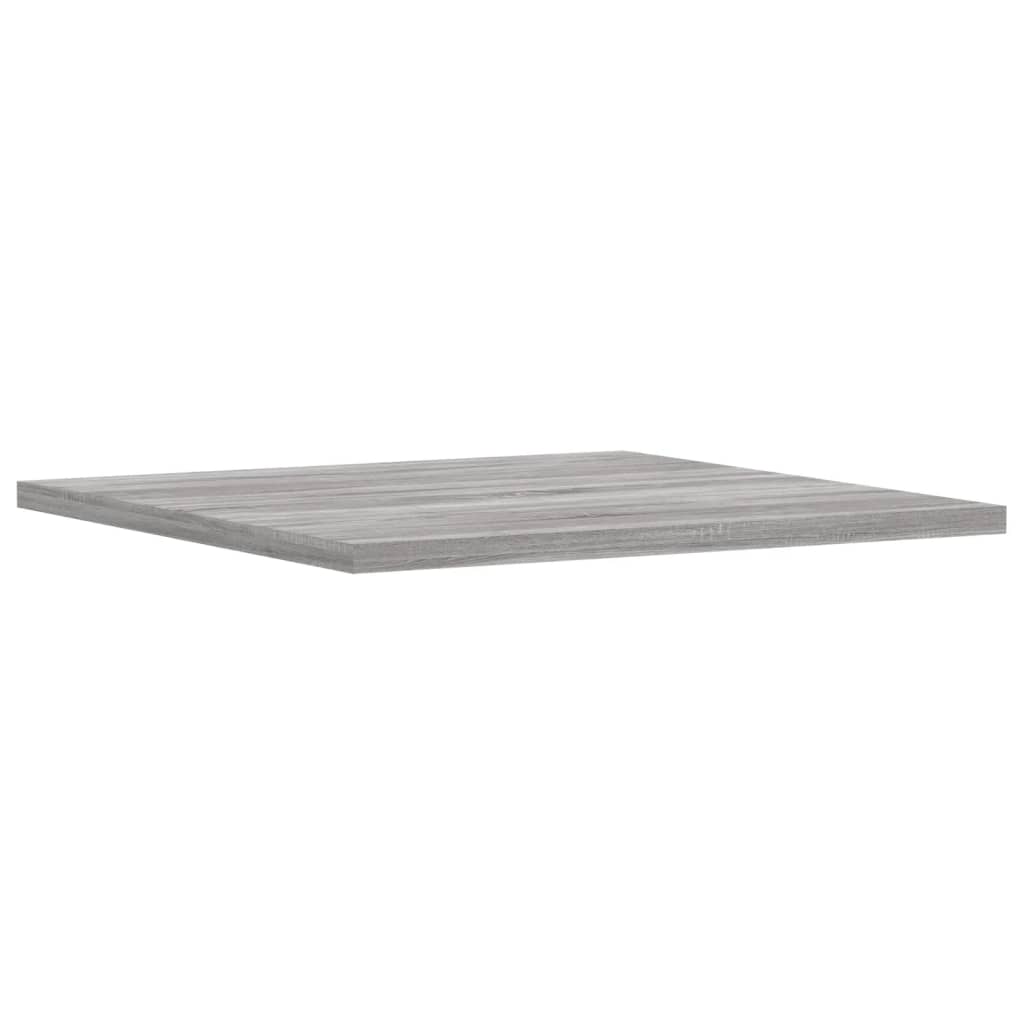 Mensole Parete 4pz Grigio Sonoma 40x40x1,5cm Legno Multistrato - homemem39