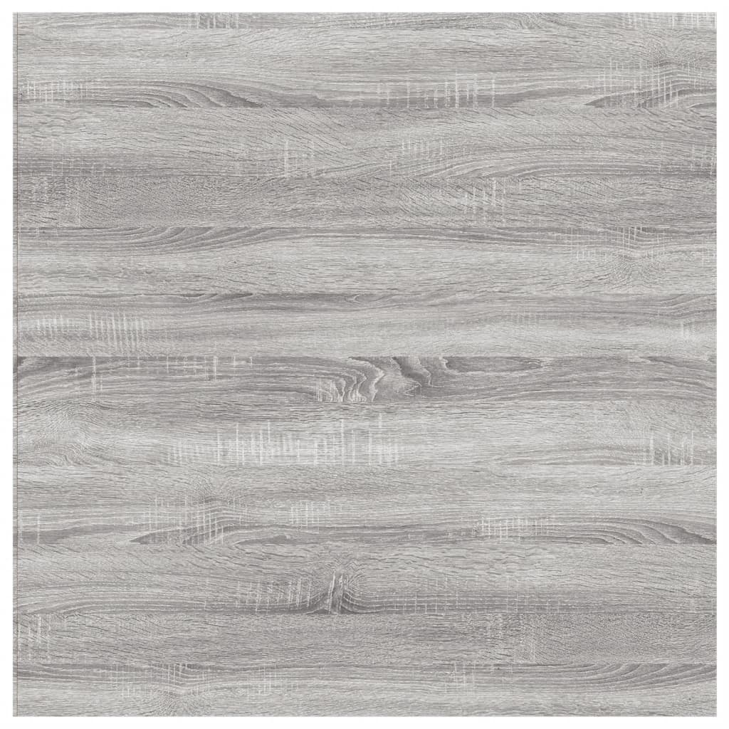 Mensole Parete 4pz Grigio Sonoma 40x40x1,5cm Legno Multistrato - homemem39