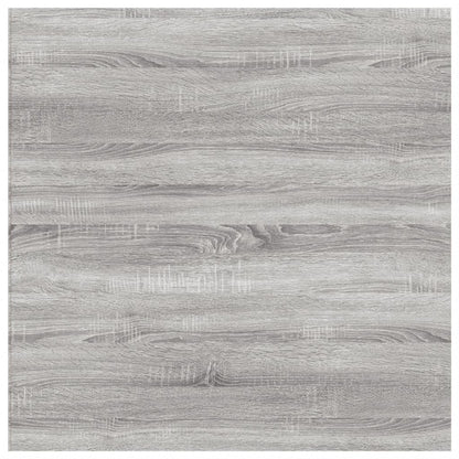 Mensole Parete 4pz Grigio Sonoma 40x40x1,5cm Legno Multistrato - homemem39