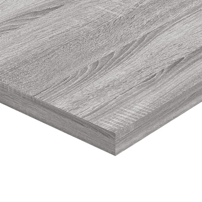 Mensole Parete 4pz Grigio Sonoma 40x40x1,5cm Legno Multistrato - homemem39