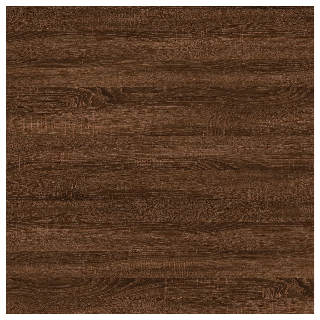 Mensole Parete 4pz Rovere Marrone 40x40x1,5cm Legno Multistrato - homemem39