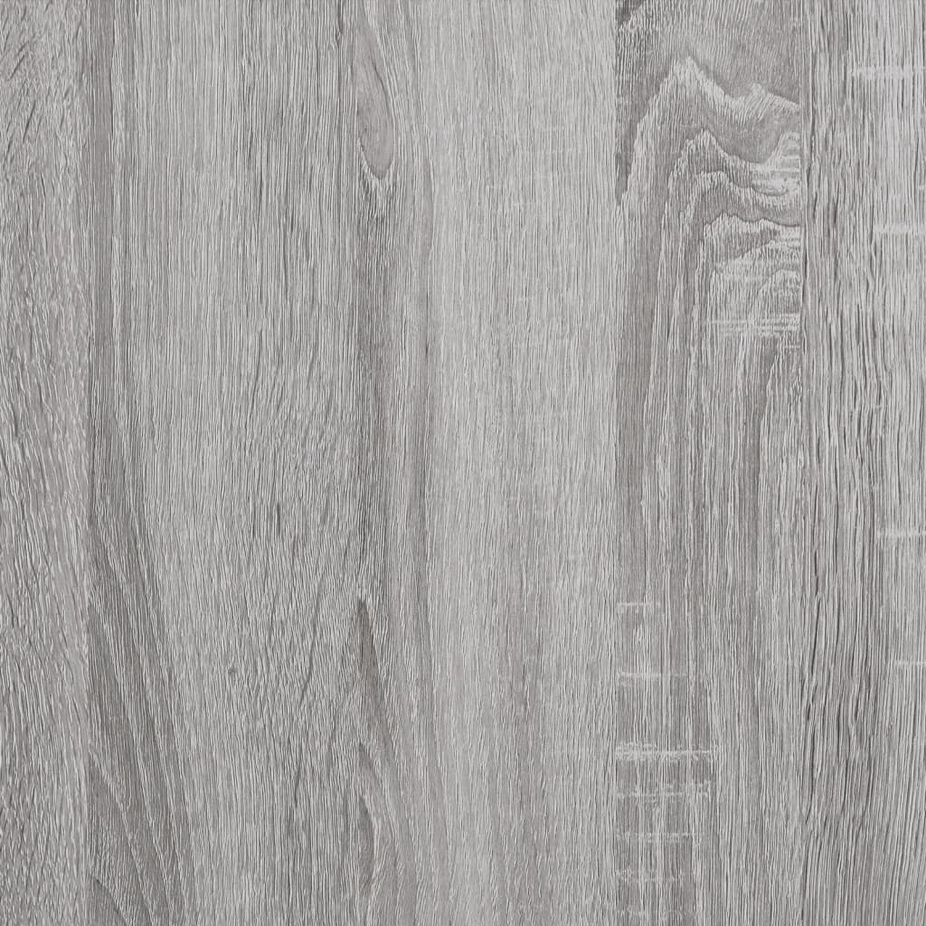 Mensole Parete 4pz Grigio Sonoma 60x10x1,5cm Legno Multistrato - homemem39