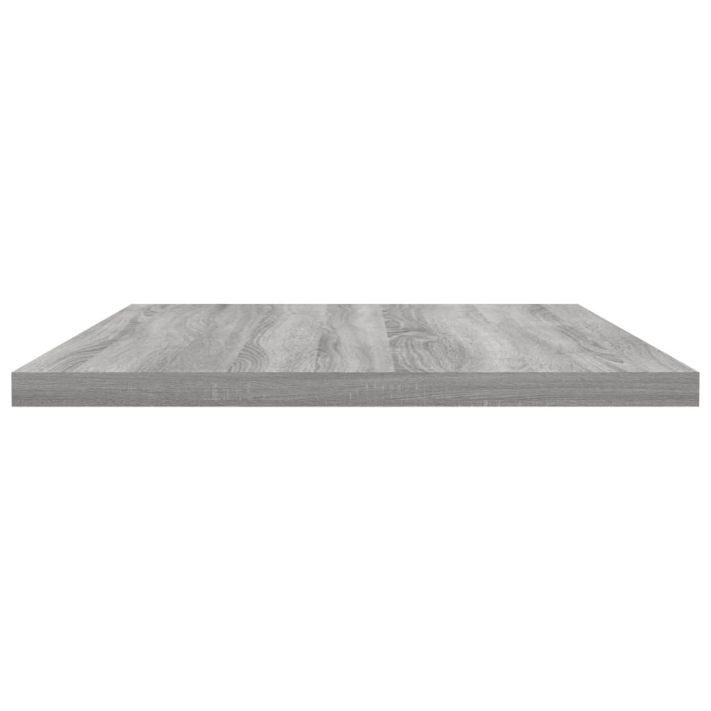 Mensole Parete 4pz Grigio Sonoma 60x30x1,5cm Legno Multistrato
