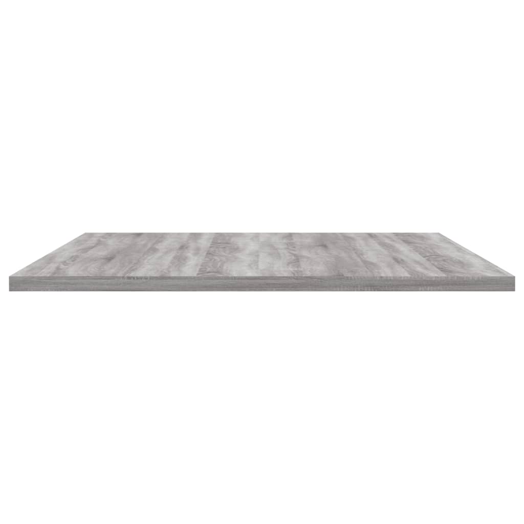 Mensole Parete 4pz Grigio Sonoma 80x50x1,5cm Legno Multistrato - homemem39