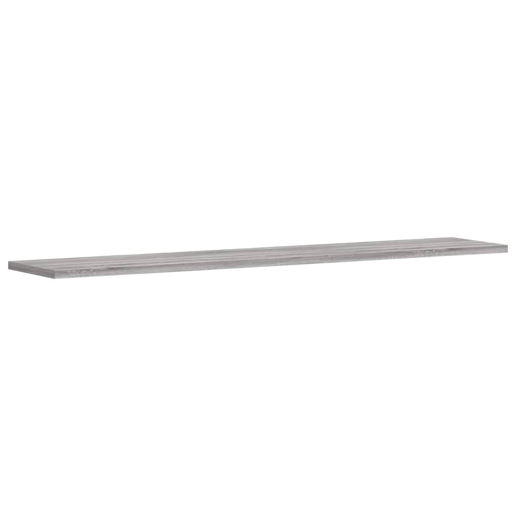Mensole Parete 4pz Grigio Sonoma 100x20x1,5cm Legno Multistrato | homemem39