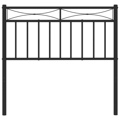 Testiera in Metallo Nero 90 cm - homemem39