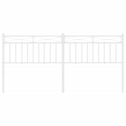 Testiera di Ricambio in Metallo Bianco 200 cm | homemem39