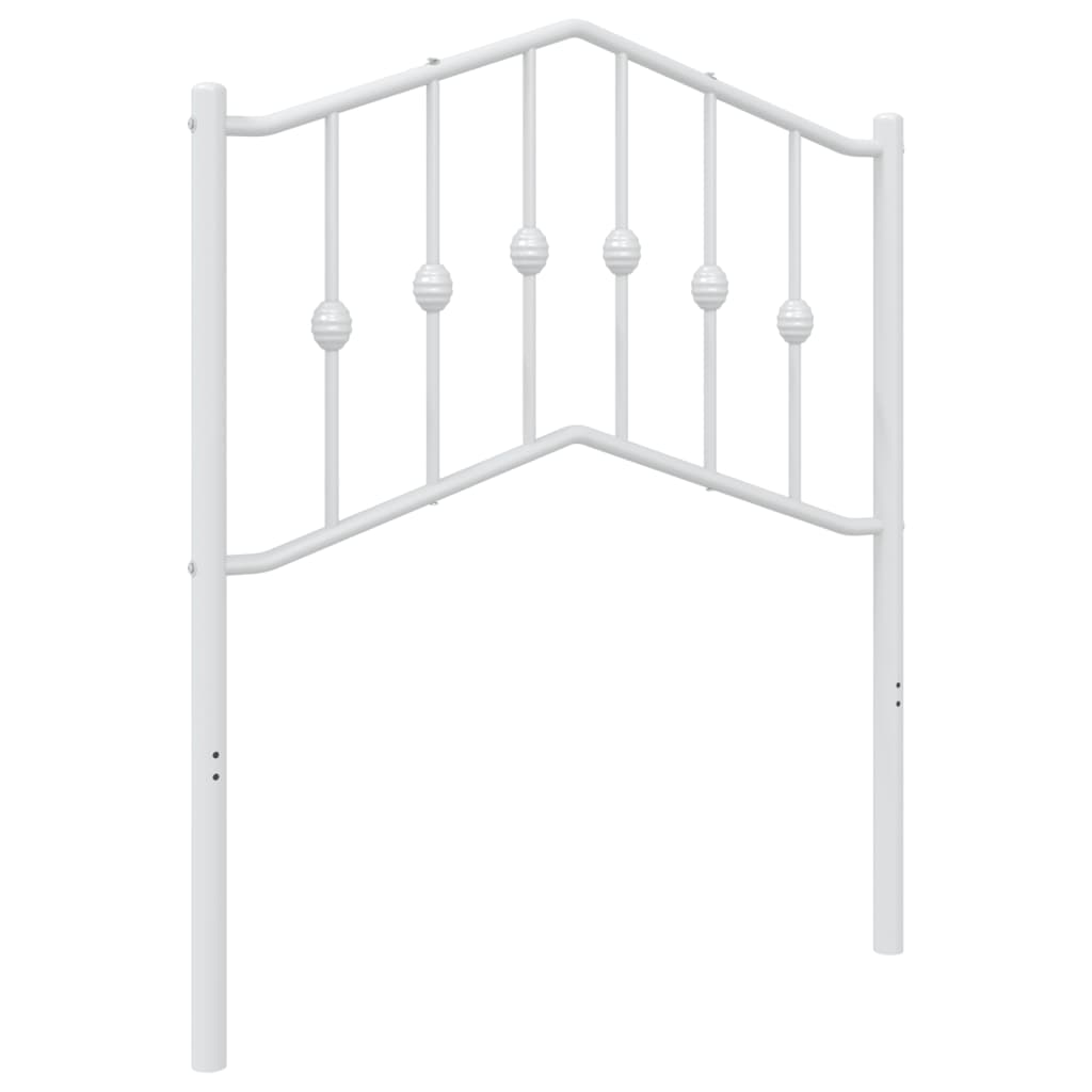 Testiera di Ricambio in Metallo Bianco 75 cm | homemem39