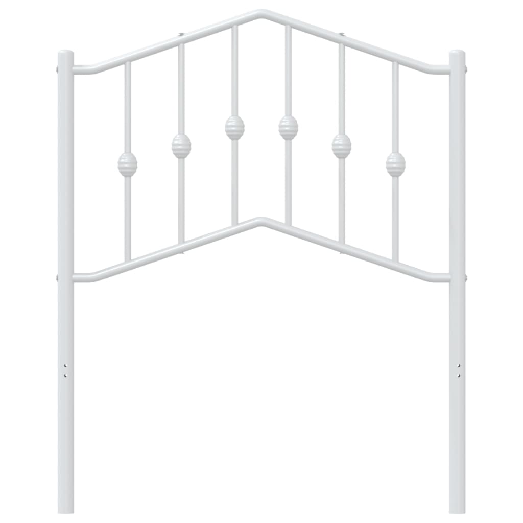 Testiera di Ricambio in Metallo Bianco 75 cm | homemem39
