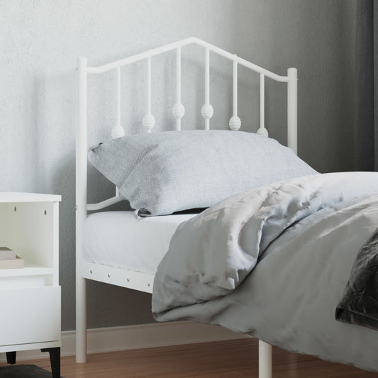 Testiera di Ricambio in Metallo Bianco 75 cm | homemem39