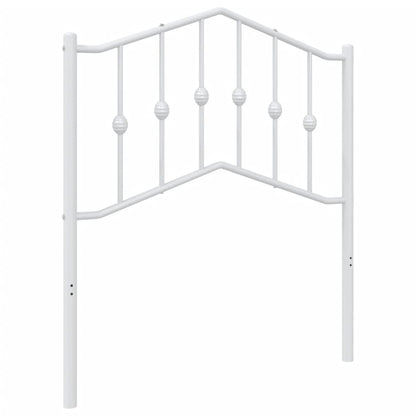 Testiera di Ricambio in Metallo Bianco 80 cm | homemem39