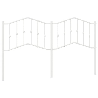 Testiera in Metallo Bianco 160 cm - homemem39