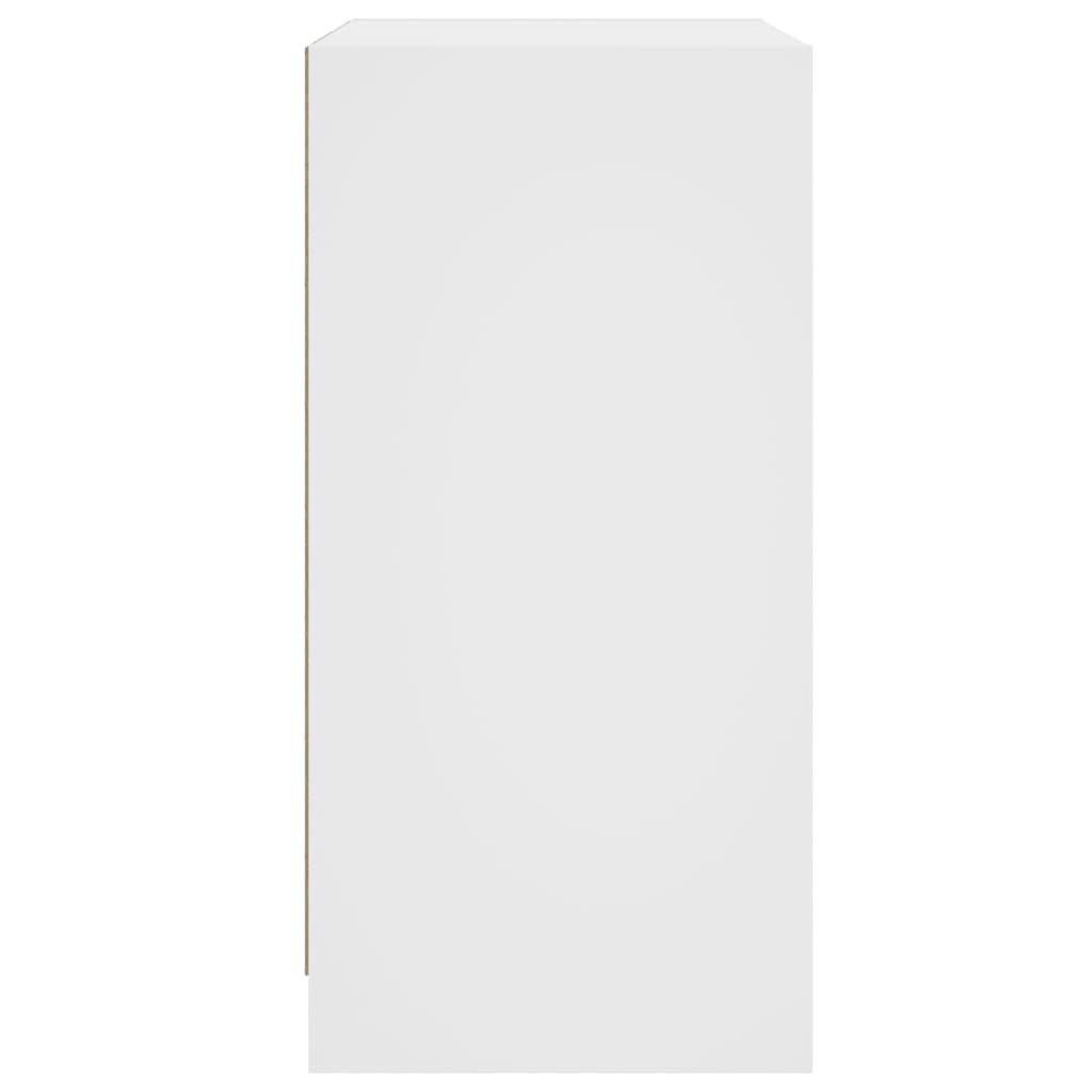 Mobile con Ante in Vetro Bianco 68x37x75,5 cm - homemem39