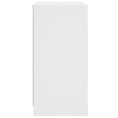 Mobile con Ante in Vetro Bianco 68x37x75,5 cm - homemem39