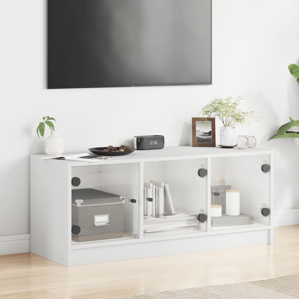 Mobile Porta TV con Ante in Vetro