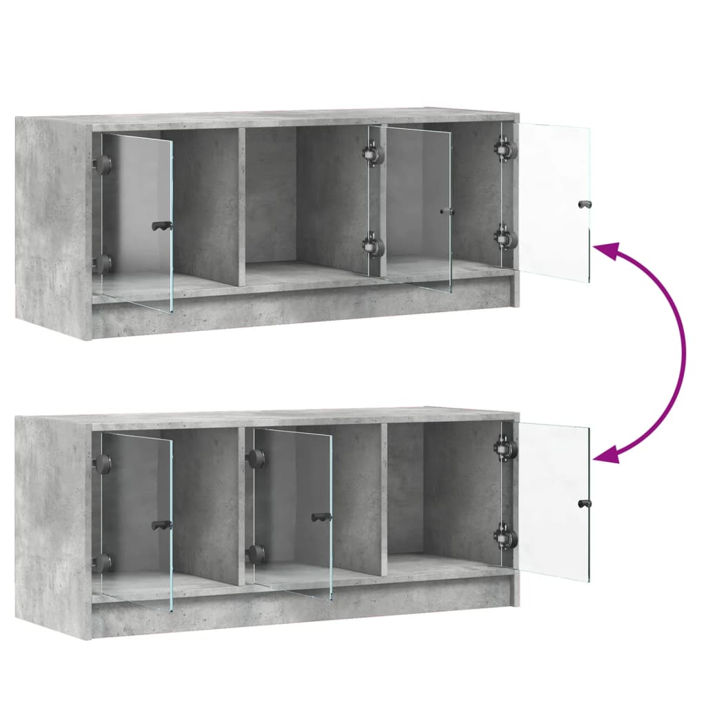 Mobile Porta TV con Ante in Vetro