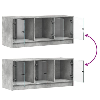 Mobile Porta TV con Ante in Vetro