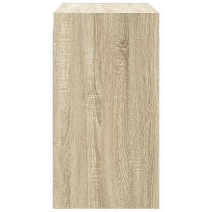 Mobile a Muro con Ante in Vetro Rovere Sonoma 68x37x68,5 cm | homemem39